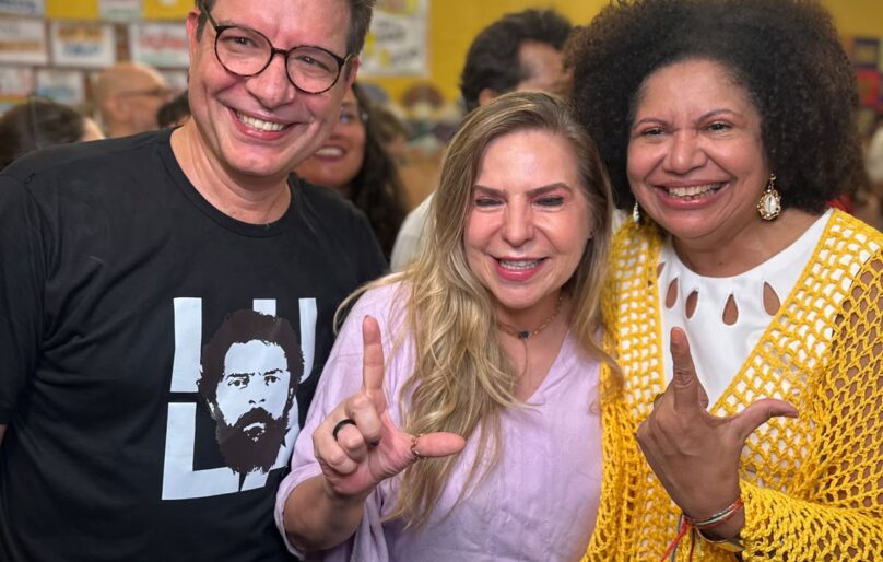 Ao lado de Luizianne, Roseno lança candidatura a deputado federal