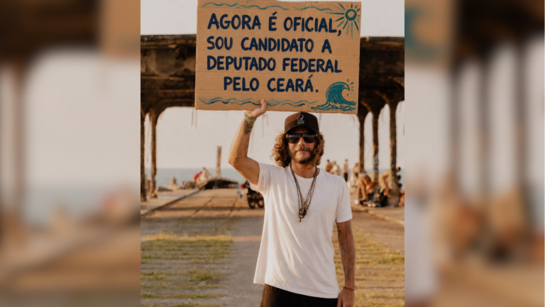 Candidato no Ceará reaproveita papelão de associações de reciclagem para fazer “santinhos” de campanha