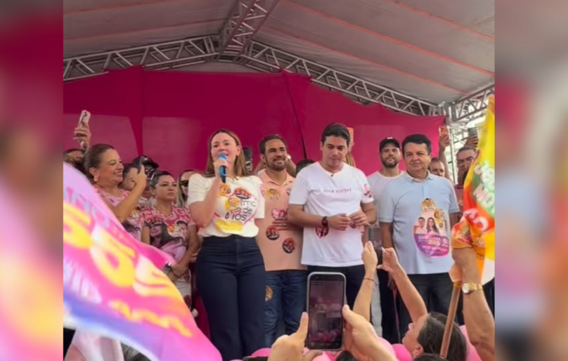 Giordanna Mano inaugura comitê em Fortaleza com apoio de Evandro Leitão e Júnior Mano