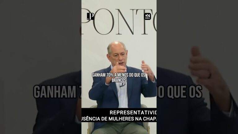 Ciro Gomes fala sobre presença feminina na chapa: 'Elas têm que ser empoderadas para conquistar'