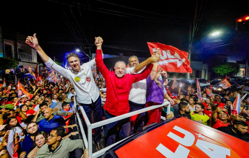 Lula participa de caminhada com Elmano em Fortaleza nesta terça-feira (29)