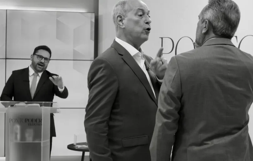 Debate PontoPoder em fotos: veja imagens marcantes de Ciro e Elmano