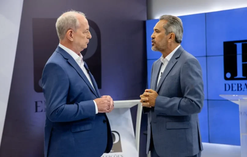 Ciro e Elmano levam acusações e desafetos políticos para o debate