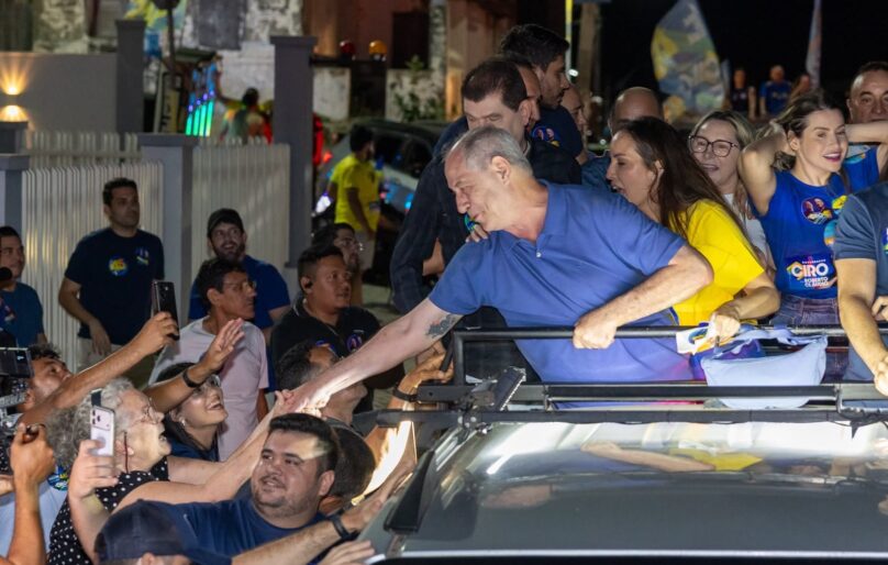 Em Russas, Ciro promete duplicar áreas irrigadas e ampliar apoio a produtores