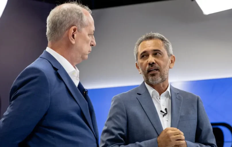 Discussão sobre moradia entre Ciro e Elmano termina em ataques sobre Lula e Bolsonaro