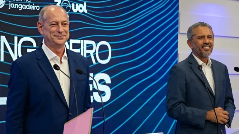 Em debate, Ciro e Elmano trocam farpas sobre segurança, corrupção e alianças