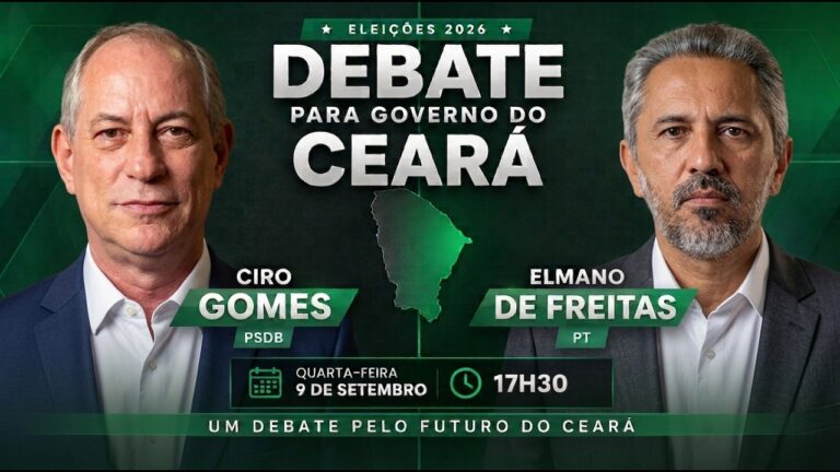 Ciro e Elmano participam de debate do PontoPoder nesta quarta-feira (9)