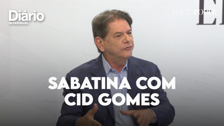 Cid Gomes é primeiro entrevistado na Sabatina PontoPoder; acompanhe ao vivo