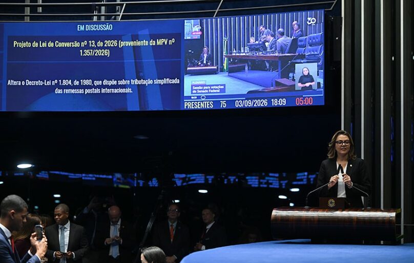 Senado aprova fim da ‘taxa das blusinhas’ para compras internacionais de até US$ 50