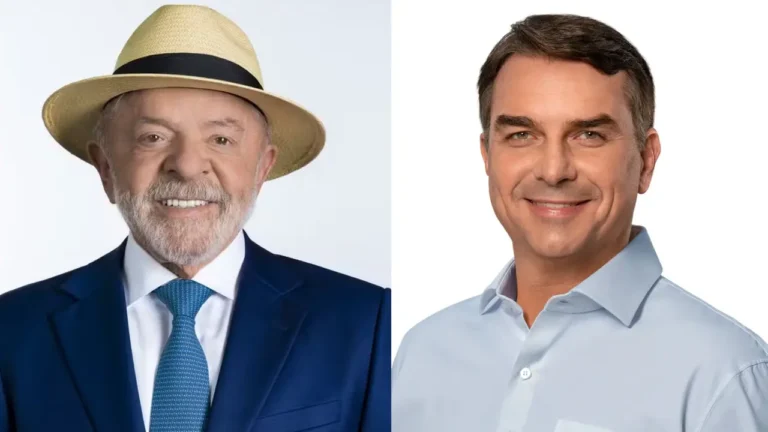Pesquisa Quaest: Lula tem 46% e Flávio Bolsonaro 45% das intenções de votos válidos no 1º turno