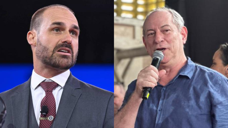 Eduardo Bolsonaro pede voto para Ciro Gomes no Ceará
