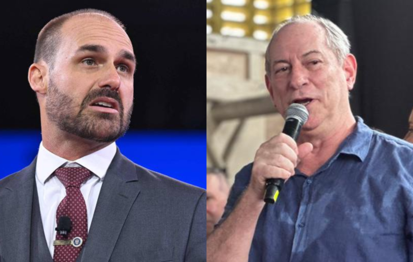 Eduardo Bolsonaro pede voto para Ciro Gomes no Ceará