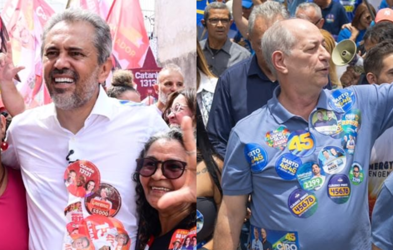 Elmano e Ciro disputam voto a voto o Governo do Ceará, mostram pesquisas